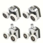 Cuscinetti rulli doppia ruota 25mm per box doccia