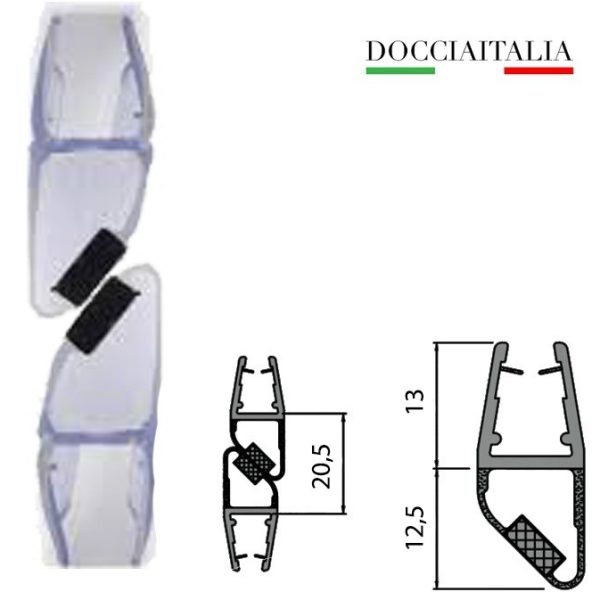 Guarnizione con  Magnete 90°/180°