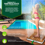 Doccia da giardino esterno